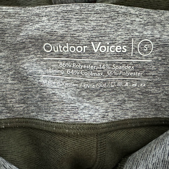 NWOT Outdoor Voices Springs 7/8 Legging in Small - Picture 4 of 4